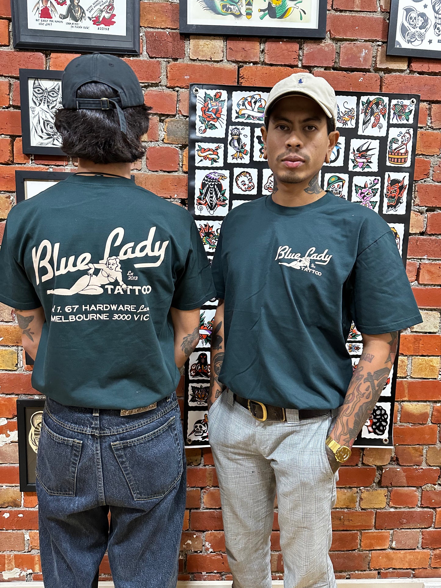 Blue Lady Logo, O'Malley Green